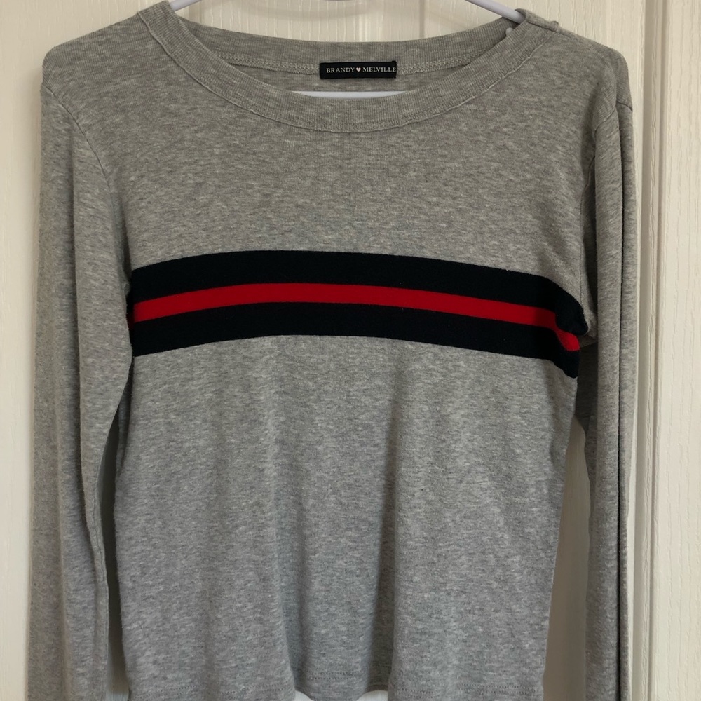 Brandy Melville Grey Long Sleeve Size Small